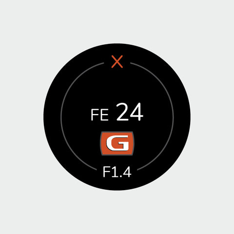 Pro Lens Indicator Sticker for Sony FE - Single