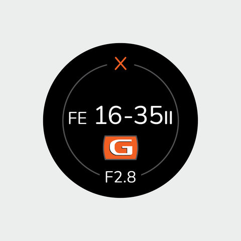 Pro Lens Indicator Sticker for Sony FE - Single
