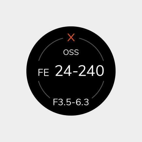 Pro Lens Indicator Sticker for Sony FE - Single