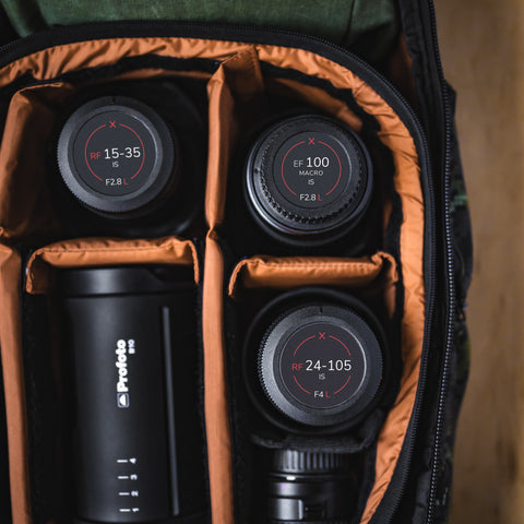 Field Made lens identification stickers for Canon RF Lens and body caps