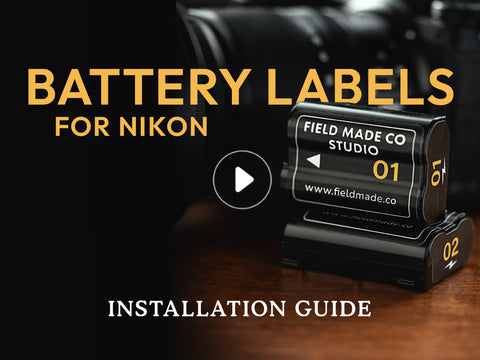 Nikon Battery Labels