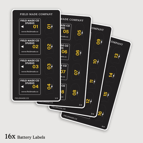 Customizable Labels for Nikon EN-EL15 Batteries