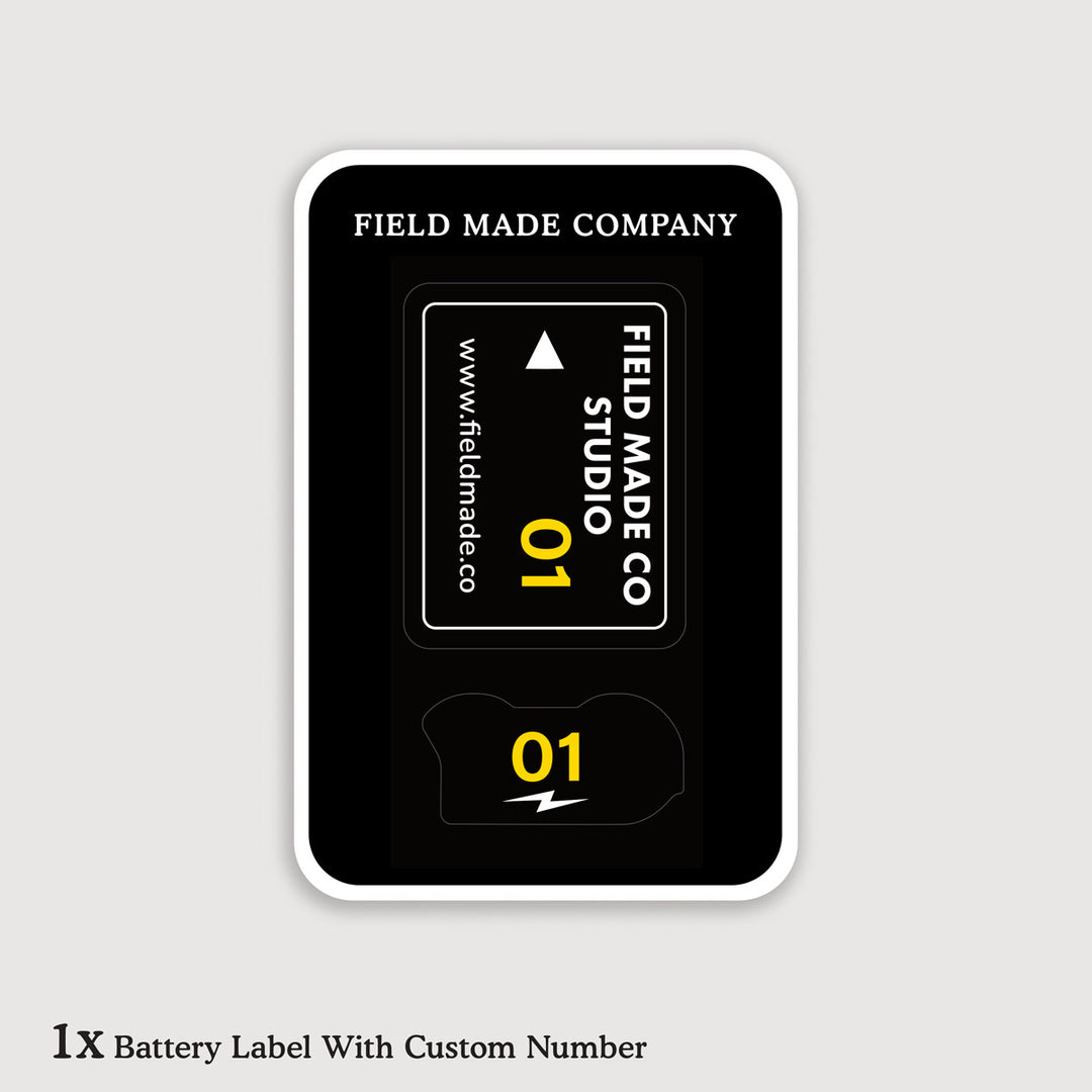 Customizable sticker Labels for Nikon EN-EL15 Camera Batteries – Field ...