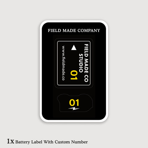 Customizable Labels for Nikon EN-EL15 Batteries