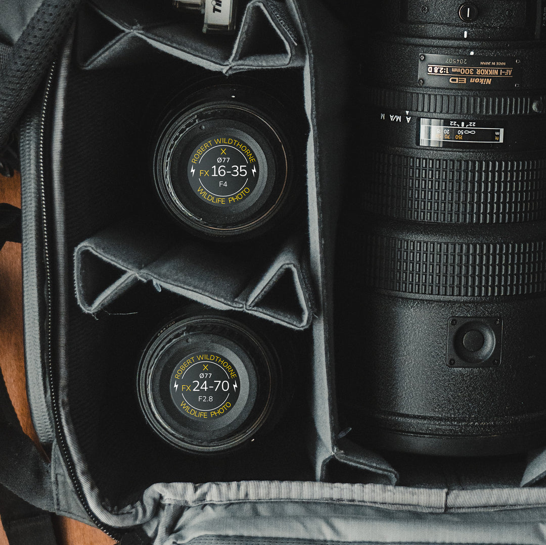 Lens Sticker Customizable Lens Cap Stickers for Nikon Z and F Lenses by Field Made ...