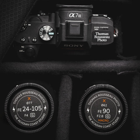 Customizable Vinyl Lens Indicators for Sony FE & E