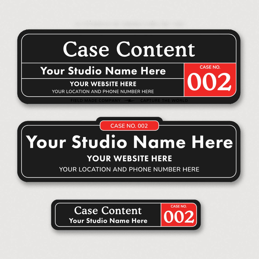 Camera Box Label Field Made Co - Premium Camera Lens Indicator Labels and Accessories