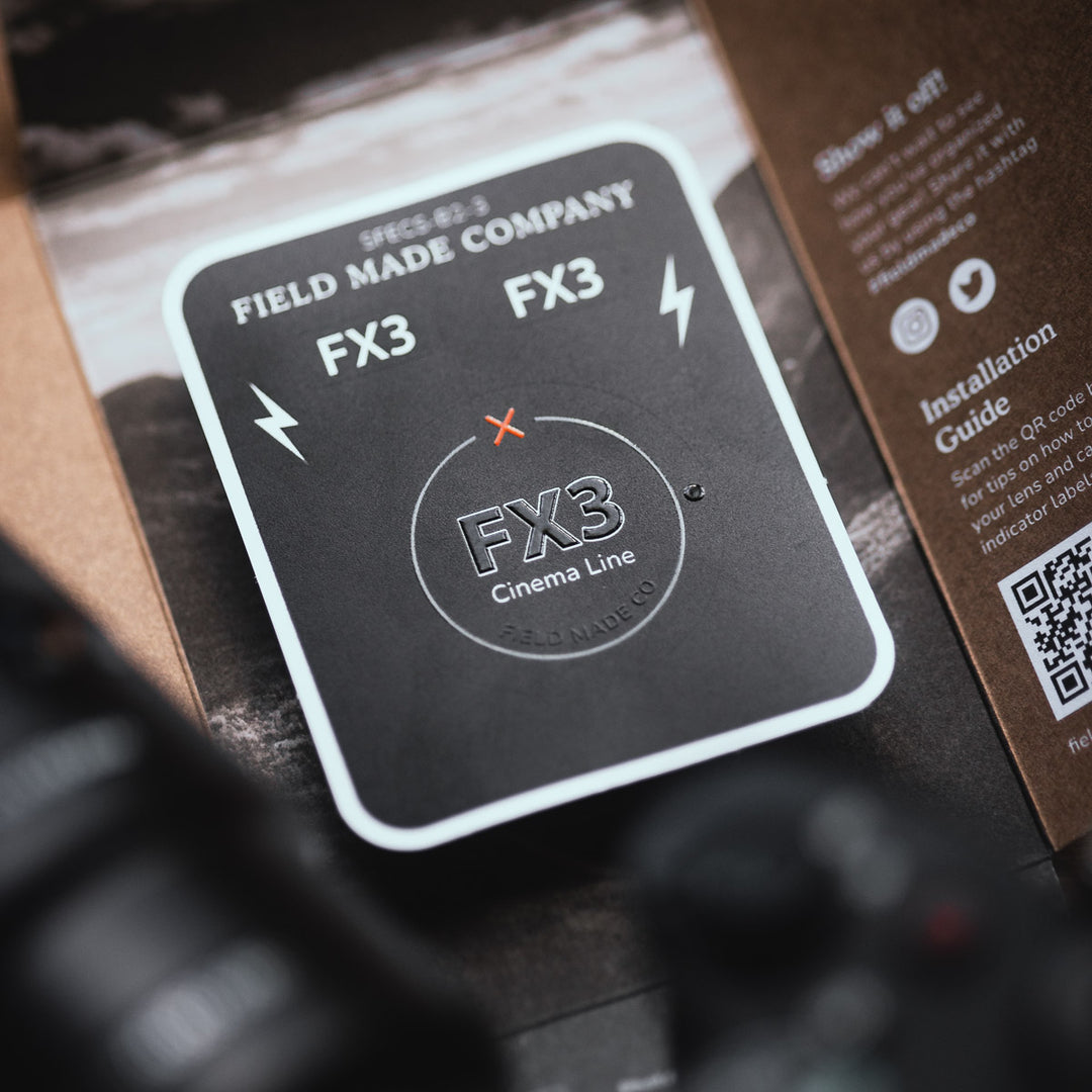 Camera Labels 1 Field Made Co - Premium Camera Lens Indicator Labels and Accessories