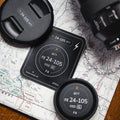 Field Made Co lens indicator labels for Sony lens caps