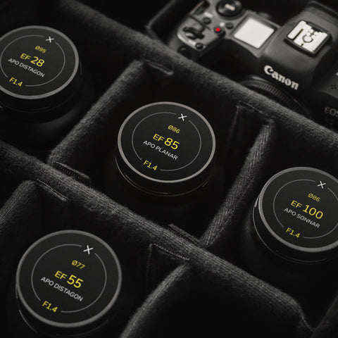 Lens Indicator Vinyl Sticker for Zeiss Otus - Canon EF Front & Rear Caps
