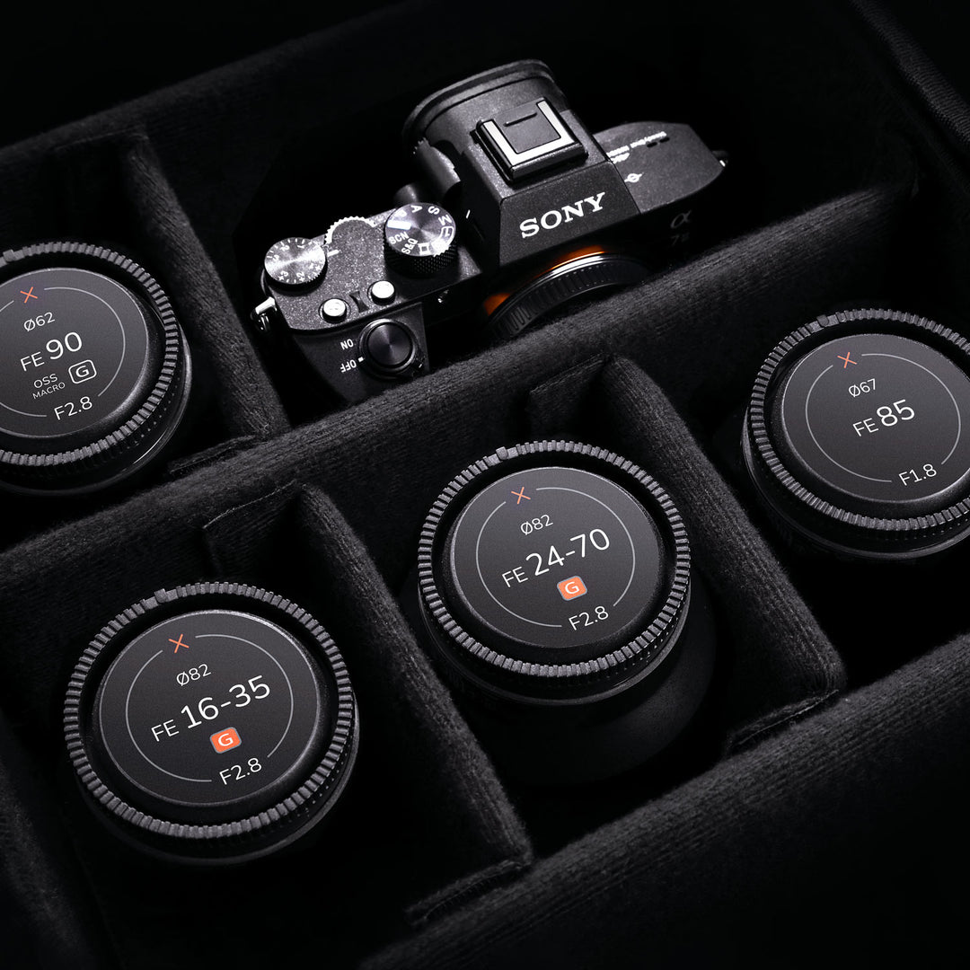 Sony Sticker Camera Lens Cap Stickers For Sony FE Lenses by Field Made Co - Quick ...