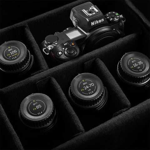 Lens Indicator Vinyl Sticker Pack  for Nikon FX Caps