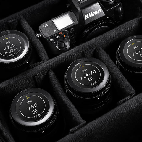Front & Rear Lens Indicator Vinyl Sticker Packs for Nikon Z Caps