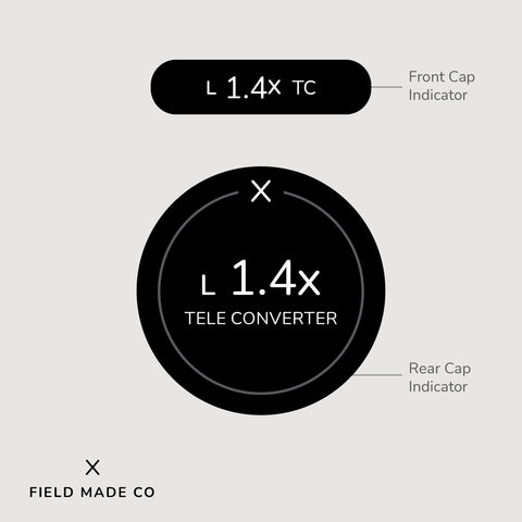 Lens Indicator Vinyl Sticker for Sigma L-Mount Front & Rear Caps