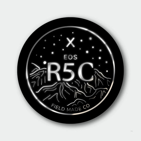 Special Edition Silver Foil Indicator Sticker for Canon RF Body Caps