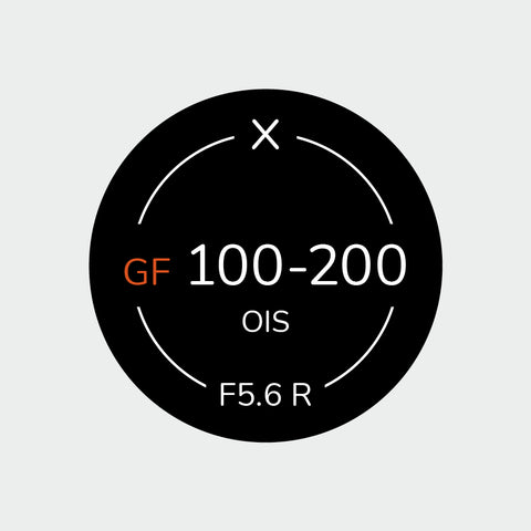 Pro Lens Indicator Sticker for Fujifilm GFX - Single