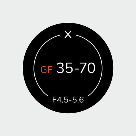 Pro Lens Indicator Sticker for Fujifilm GFX - Single