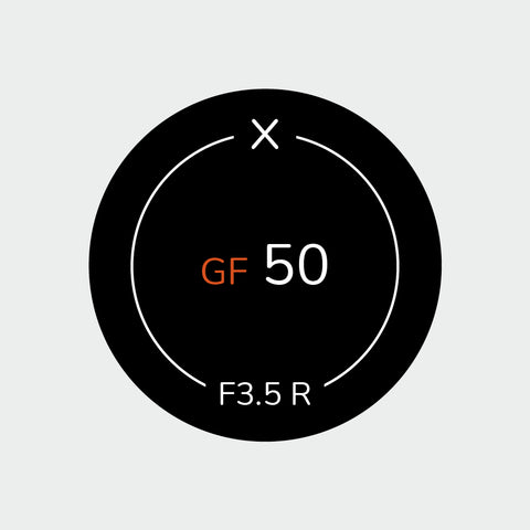 Pro Lens Indicator Sticker for Fujifilm GFX - Single