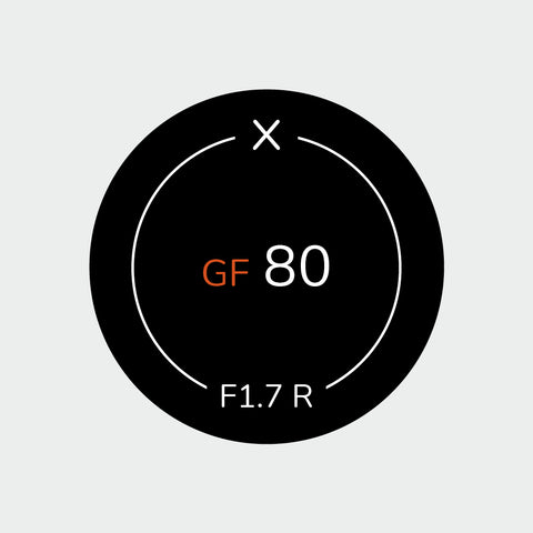 Pro Lens Indicator Sticker for Fujifilm GFX - Single