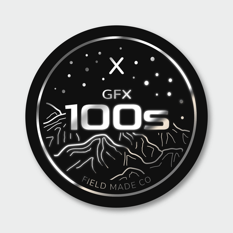 Special Edition Silver Foil Indicator Sticker for Fujifilm GFX Body Caps